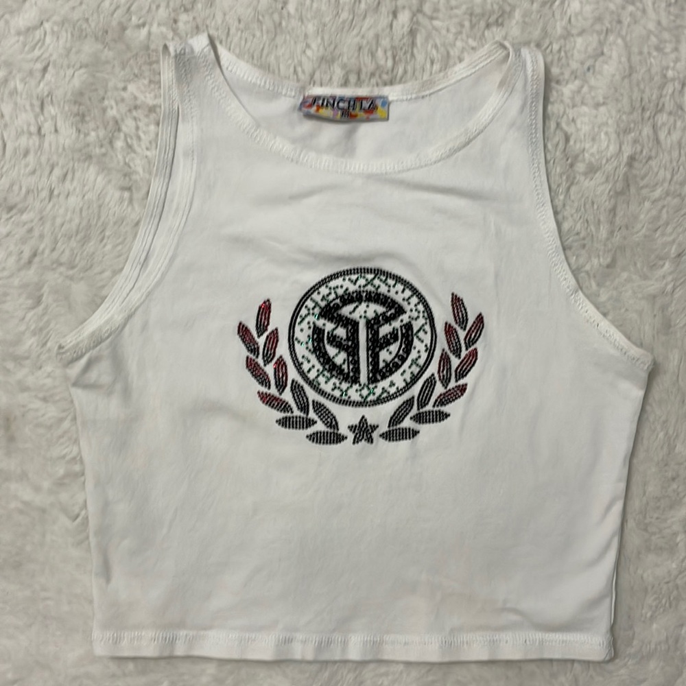 FINCH LA Casual Printed Crop Top Size M